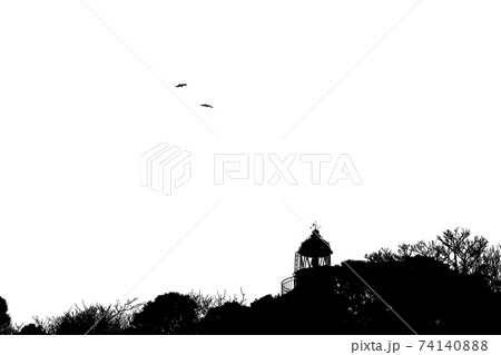 灯台イラストのイラスト素材