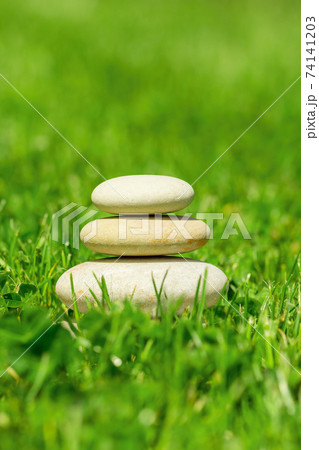 balancing pile of pebble stones, like ZEN stone balancing pile of pebble stones, like ZEN stone 74141203