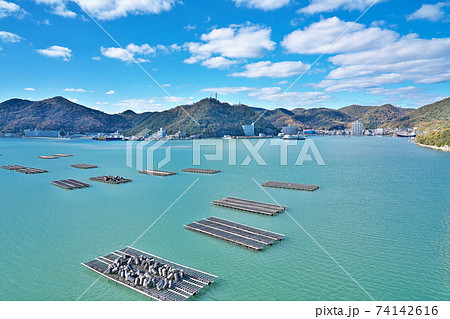 【越前日生大橋からの風景】 岡山県備前市日生町 74142616