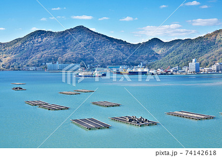 【越前日生大橋からの風景】 岡山県備前市日生町 74142618