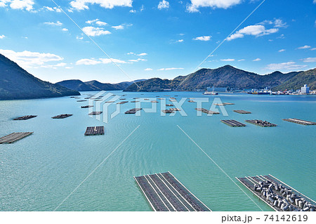 【越前日生大橋からの風景】 岡山県備前市日生町 74142619