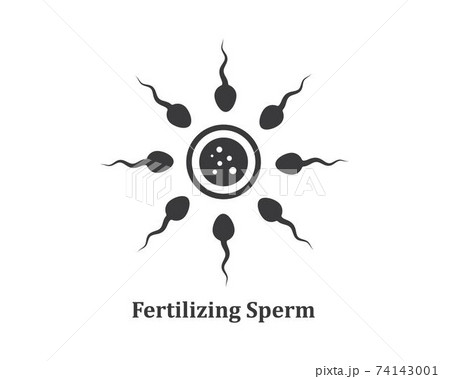 sperm icon logo vector illustration design 74143001