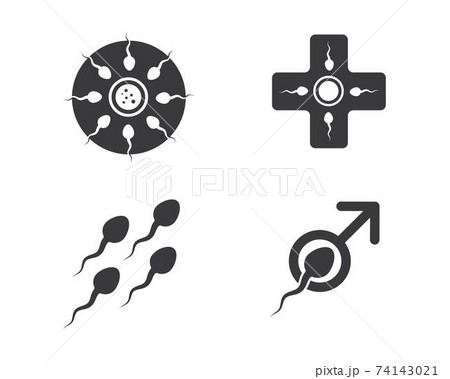 sperm icon logo vector illustration design 74143021