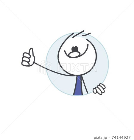 Stick figure in a round hole Stick figure in a round hole 74144927