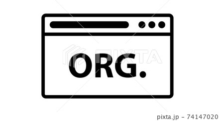 Domain names in browser. Web icon Domain names in browser. Web icon 74147020