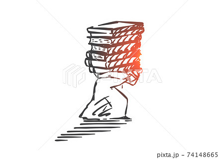 Education, knowledge, wisdom concept sketch. Hand drawn isolated vector 74148665