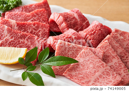 国産和牛カルビ焼肉用 赤身と霜降り 国産和牛カルビ焼肉用 赤身と霜降り 74149005