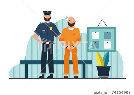 Security, work, danger, jail concept 74154908