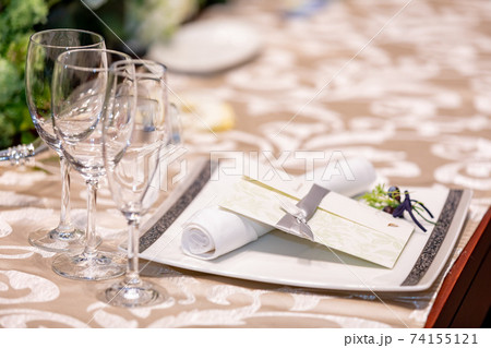 ウエディング　披露宴　テーブル 74155121