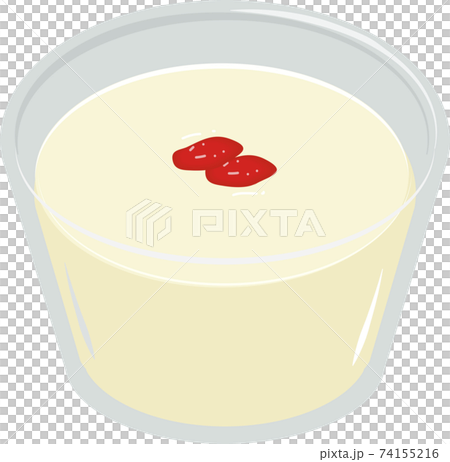 杏仁豆腐のイラスト素材