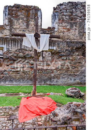 Ruins of Posada de San Carlos La Calzada - Antigua Ruins of Posada de San Carlos La Calzada - Antigua 74156658