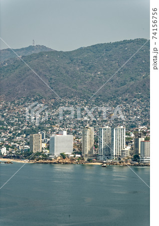 View of Acapulco Bay - hotels and beach View of Acapulco Bay - hotels and beach 74156756