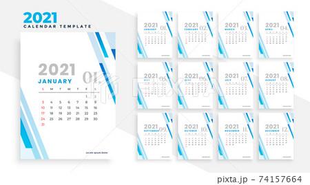 elegant 2021 modern business calendar design template elegant 2021 modern business calendar design template 74157664