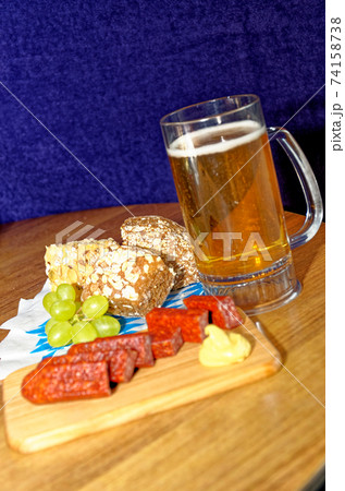 German cuisine - selection of german sausages 74158738