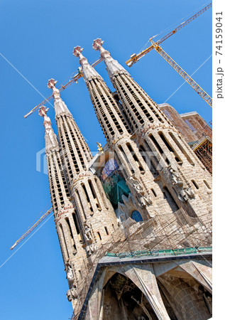 Sagrada Familia cathedral, UNESCO World Heritage Site, Barcelona Sagrada Familia cathedral, UNESCO World Heritage Site, Barcelona 74159041