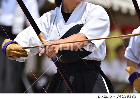 扇の的弓道大会、中禅寺湖、日光、栃木 74159335