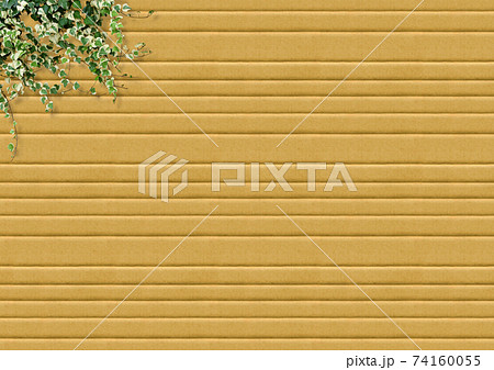 ダンボール　紙　葉　背景 74160055