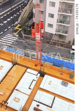 建築現場　躯体工事（くたいこうじ）　 74160179