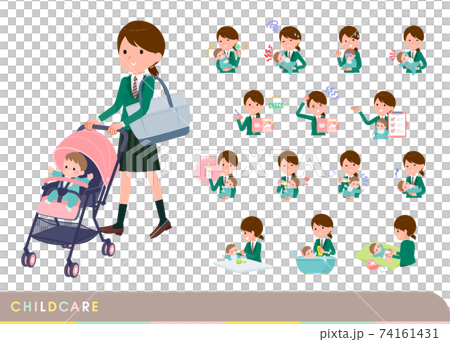 baby, infant, vector 74161431