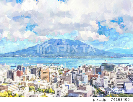 桜島 74163406