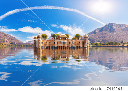 Jal Mahal Palace in India, Amer, Jaipur, Rajasthan Jal Mahal Palace in India, Amer, Jaipur, Rajasthan 74165054