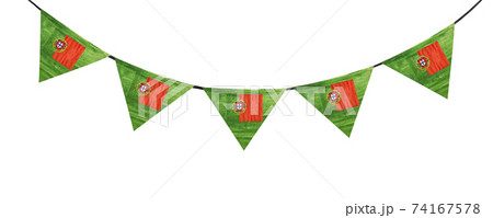 Happy Independence Day. Beautiful greeting card. Close-up 74167578