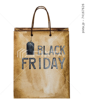 Happy Black Friday. Colorful picture with drawings 74167626