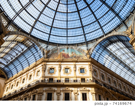 glass ceiling of Galleria Vittorio Emanuele II 74169674