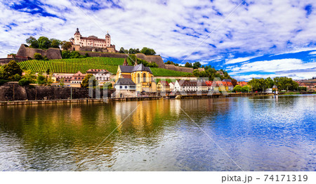 Travel and landmraks of Germany - beautiful Wurzburg town Travel and landmraks of Germany - beautiful Wurzburg town 74171319