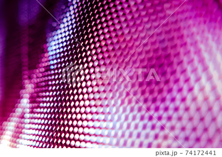 CloseUp LED blurred screen. LED soft focus background. abstract background ideal for design. 74172441