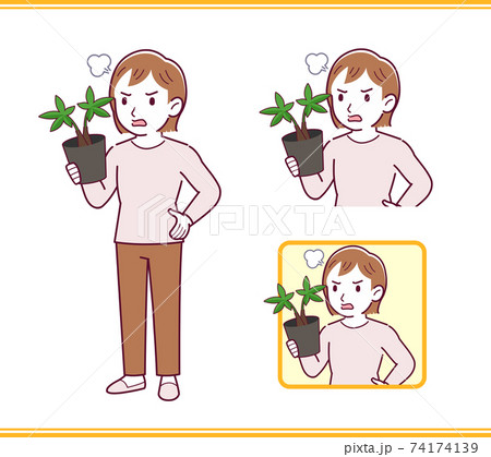 ピンクの服を着た女の子 ピンクの服を着た女の子 74174139