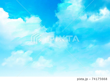 水彩の空 74175668