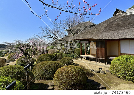 水戸偕楽園　好文亭と庭　 74178466