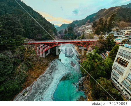 奥多摩 - 氷川渓谷　ドローン空撮 74179893