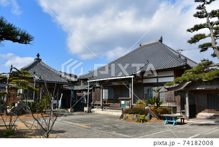 冬の南知多・西方寺　知多四国霊場四十一番札所 74182008