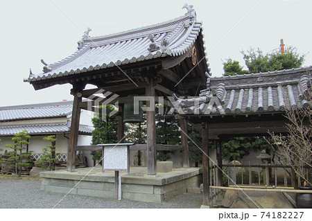 花岳寺の鐘楼(鳴らずの鐘)/兵庫県赤穂市 花岳寺の鐘楼(鳴らずの鐘)/兵庫県赤穂市 74182227