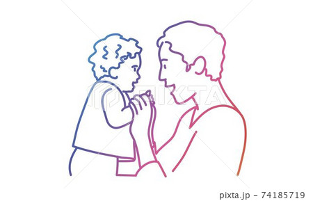 Young mom plays with baby. 74185719