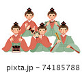 ひな祭り　五人囃子 74185788