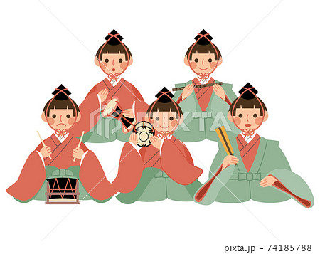 ひな祭り　五人囃子 74185788