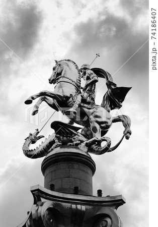 Freedom Monument - St. George Statue, memorial in Tbilisi, Georgia 74186407