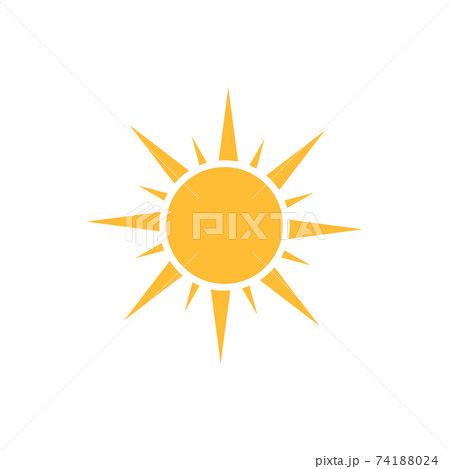 Sun icon vector for your web design, logo, UI. illustration 74188024