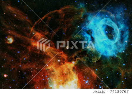 Space background with star field. Elements of this image furnished by NASA Space background with star field. Elements of this image furnished by NASA 74189767