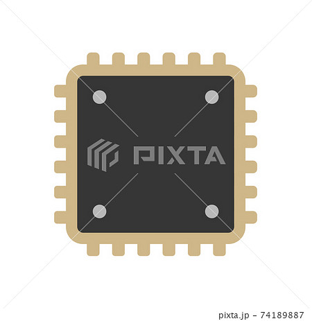 Cpu パソコンスペック ベクターアイコンイラストのイラスト素材 7417