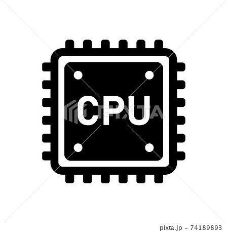 Cpu パソコンスペック ベクターアイコンイラストのイラスト素材 7413