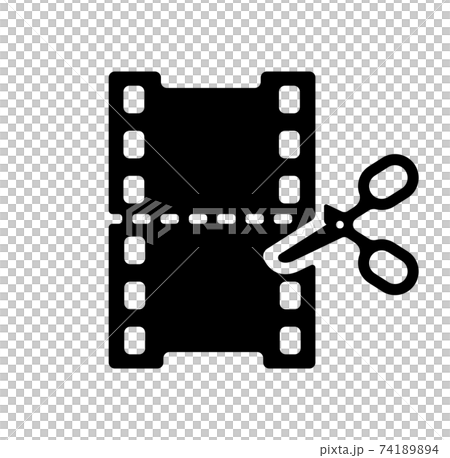 視頻編輯/視頻編輯/視頻創作者矢量圖標插畫 74189894