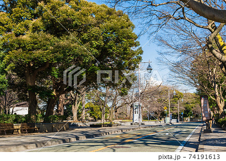 横浜 洋館が建ち並ぶ山手の町並み 横浜 洋館が建ち並ぶ山手の町並み 74191613