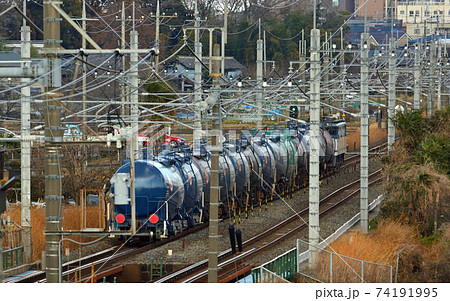 鉄道　JR東日本：東北本線(宇都宮線)　EF65牽引貨物レ 74191995