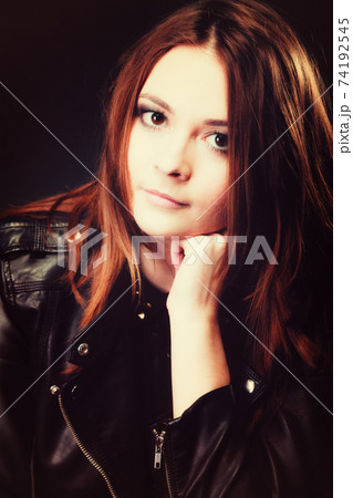 people concept - teenage fashion girl portrait people concept - teenage fashion girl portrait 74192545