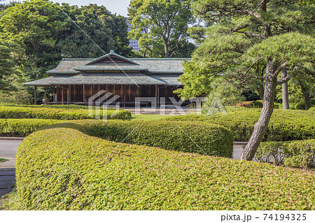 諏訪の茶屋　茶室　皇居東御苑　皇居　東御苑　二の丸庭園 74194325