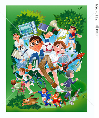 学校生活（中,高学生）　 74194959